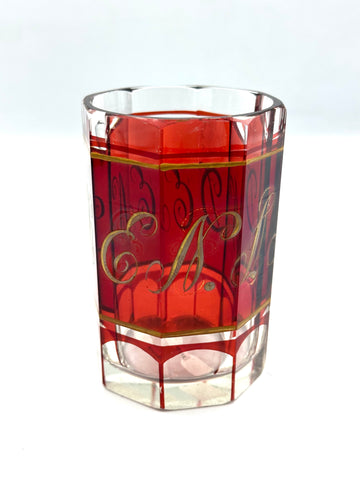 Bohemian Ruby Glass Beaker