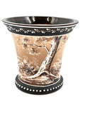 Bohemian Enameled Cup with Boar Hunt Scene