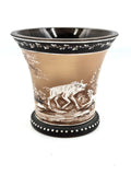 Bohemian Enameled Cup with Boar Hunt Scene