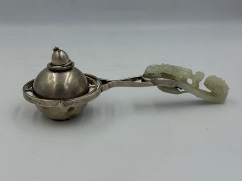 Gumps Sterling & Jade Gimbal Lighter