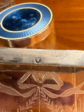 Alphonse Debain French Enamel Silver Dresser Set