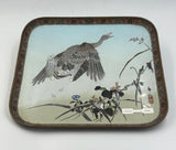 Meiji Cloisonne Tray by Namikawa Sosuke