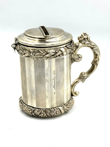 1854 Italian Silver Tzedakah