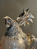 German 800 Silver Rooster Claret Jug