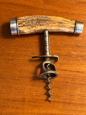 Sterling & Deer Antler Corkscrew