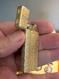 18k gold slim line lighter